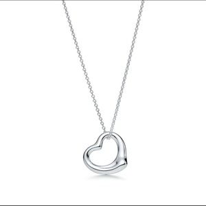 Tiffany & Co. open heart pendant - 27mm